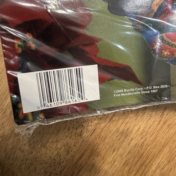 Bucilla Felt Applique Stocking Kit IN THE WORKSHOP 86165 Sealed Stanziani Toys - Picture 5 of 5